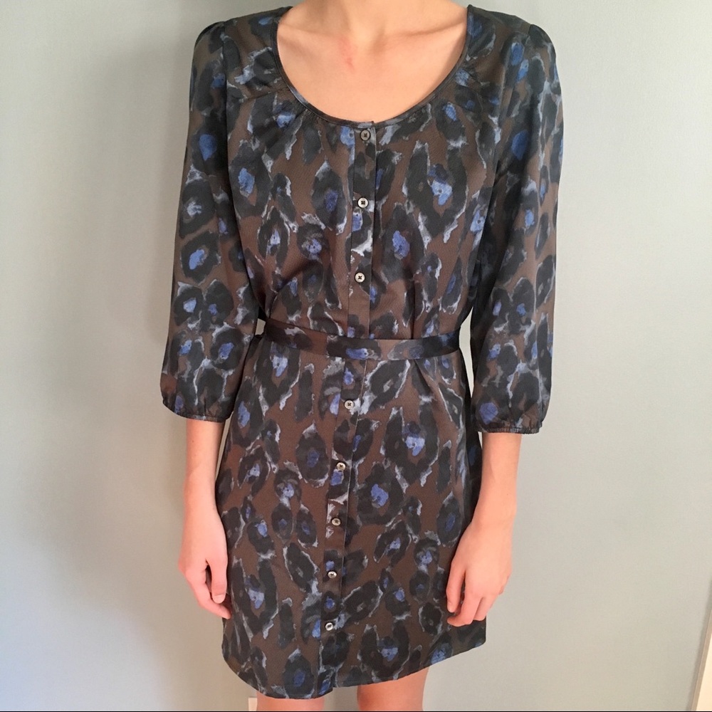 Express blue gray dress - Picture 2 of 4